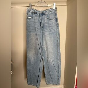 White Fox Boutique Light Blue Straight Leg Jeans